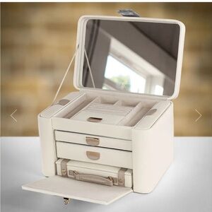 EUC Dulwich Belgravia extra large jewelry box NO removable travel case